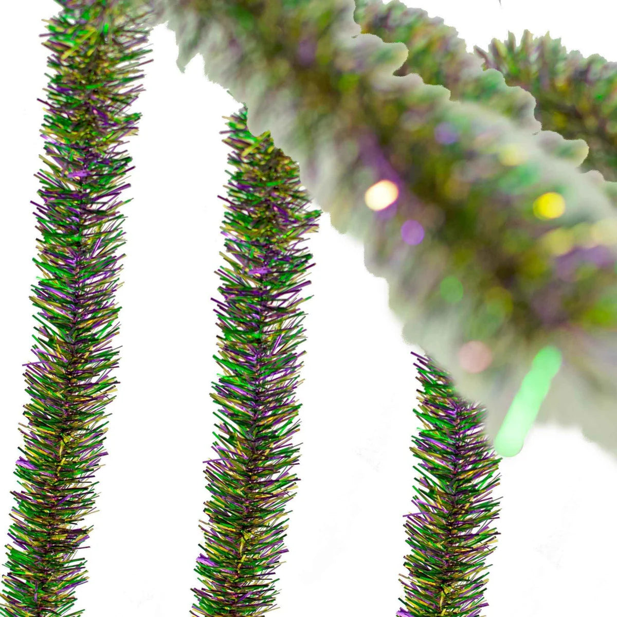 MARDI GRAS TINSEL GARLAND
