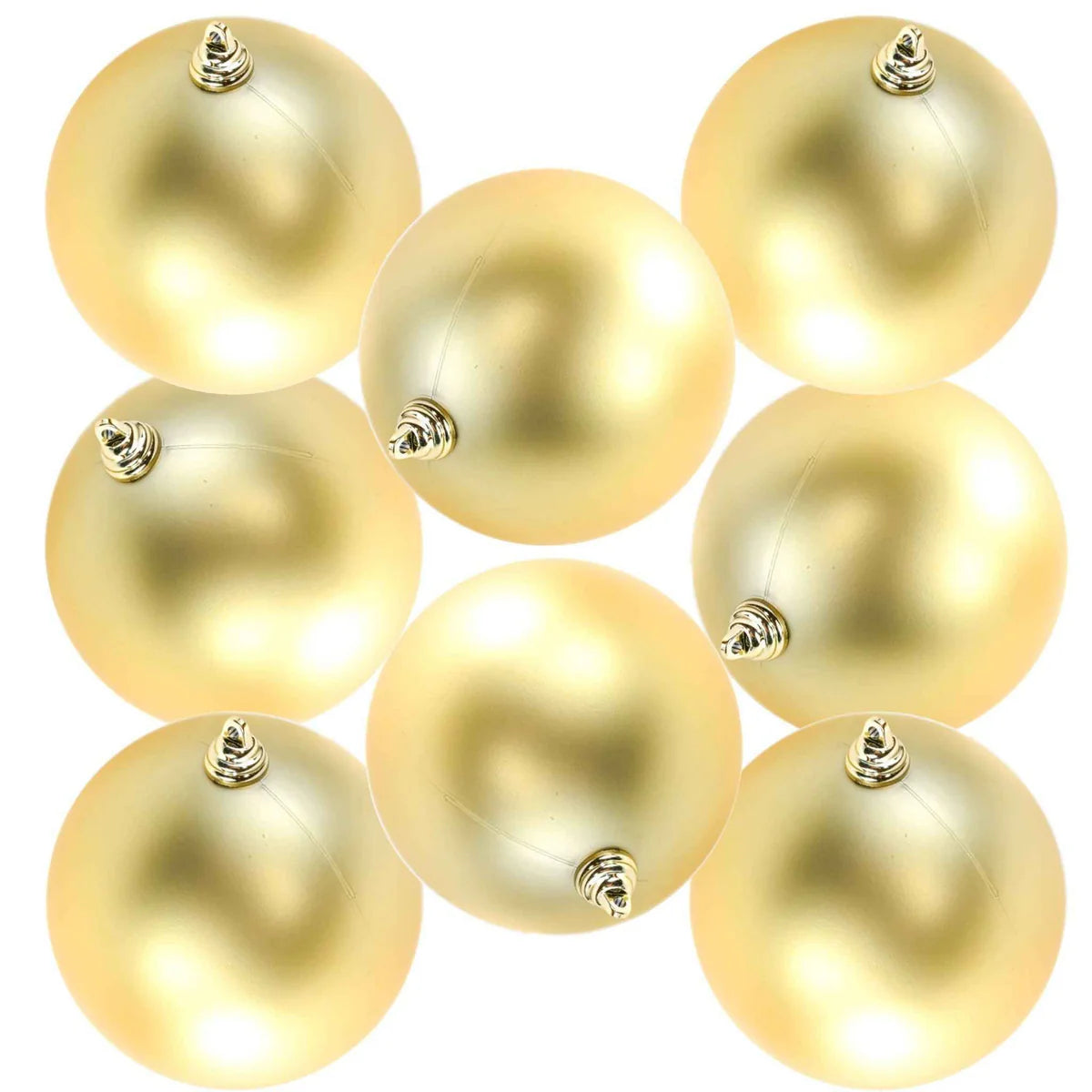 MATTE GOLD BALL ORNAMENTS