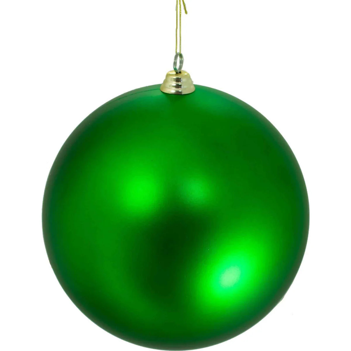 MATTE GREEN BALL ORNAMENTS