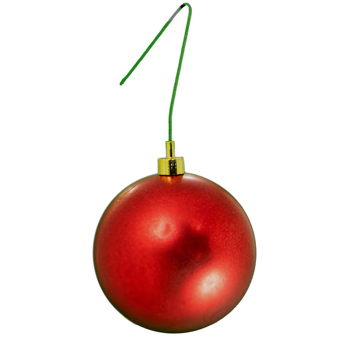 MATTE RED BALL ORNAMENTS