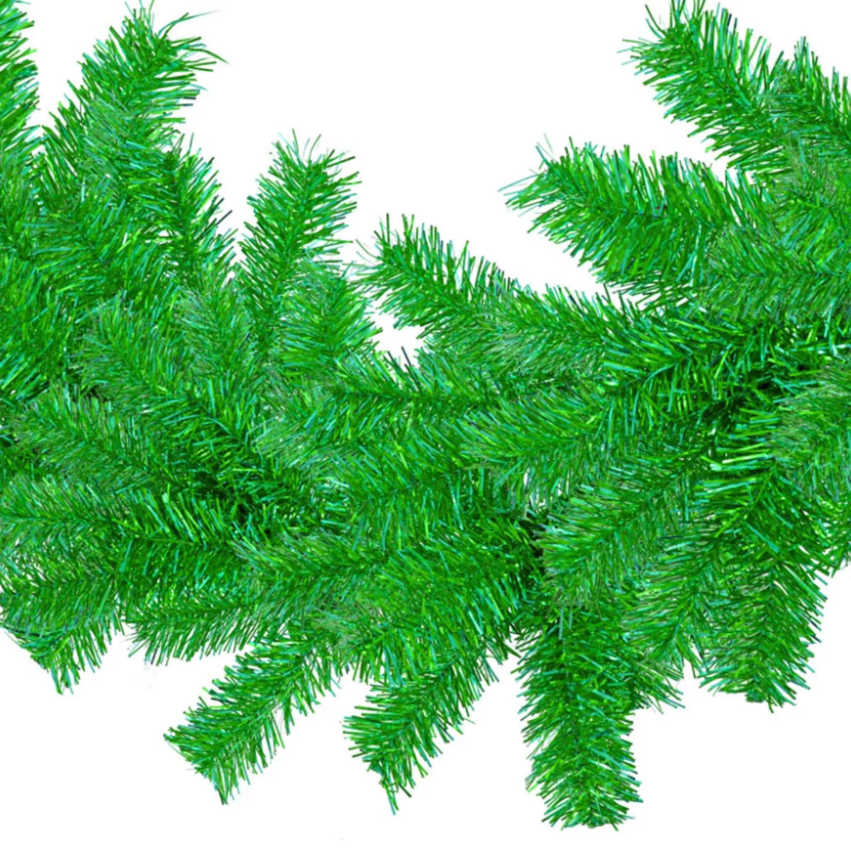 METALLIC GREEN CHRISTMAS GARLAND