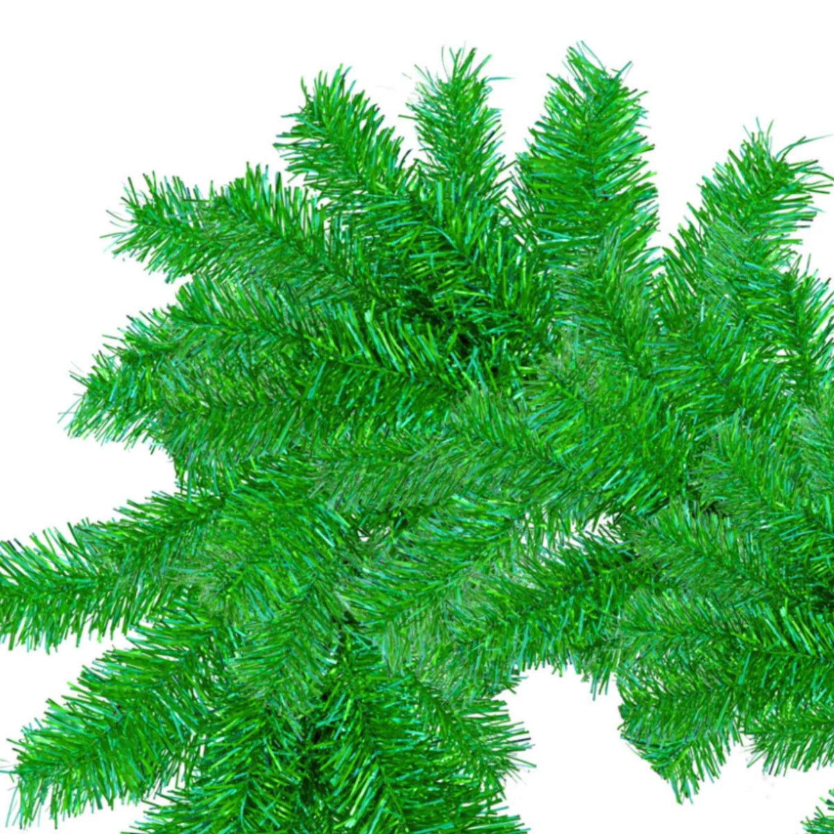 METALLIC GREEN CHRISTMAS GARLAND