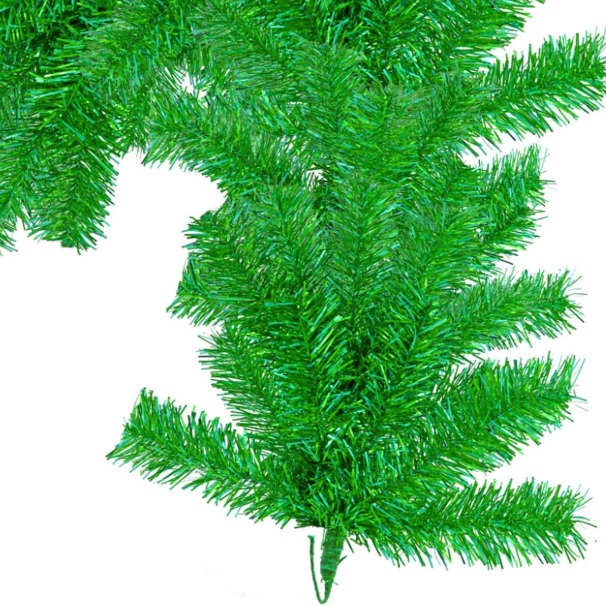 METALLIC GREEN CHRISTMAS GARLAND