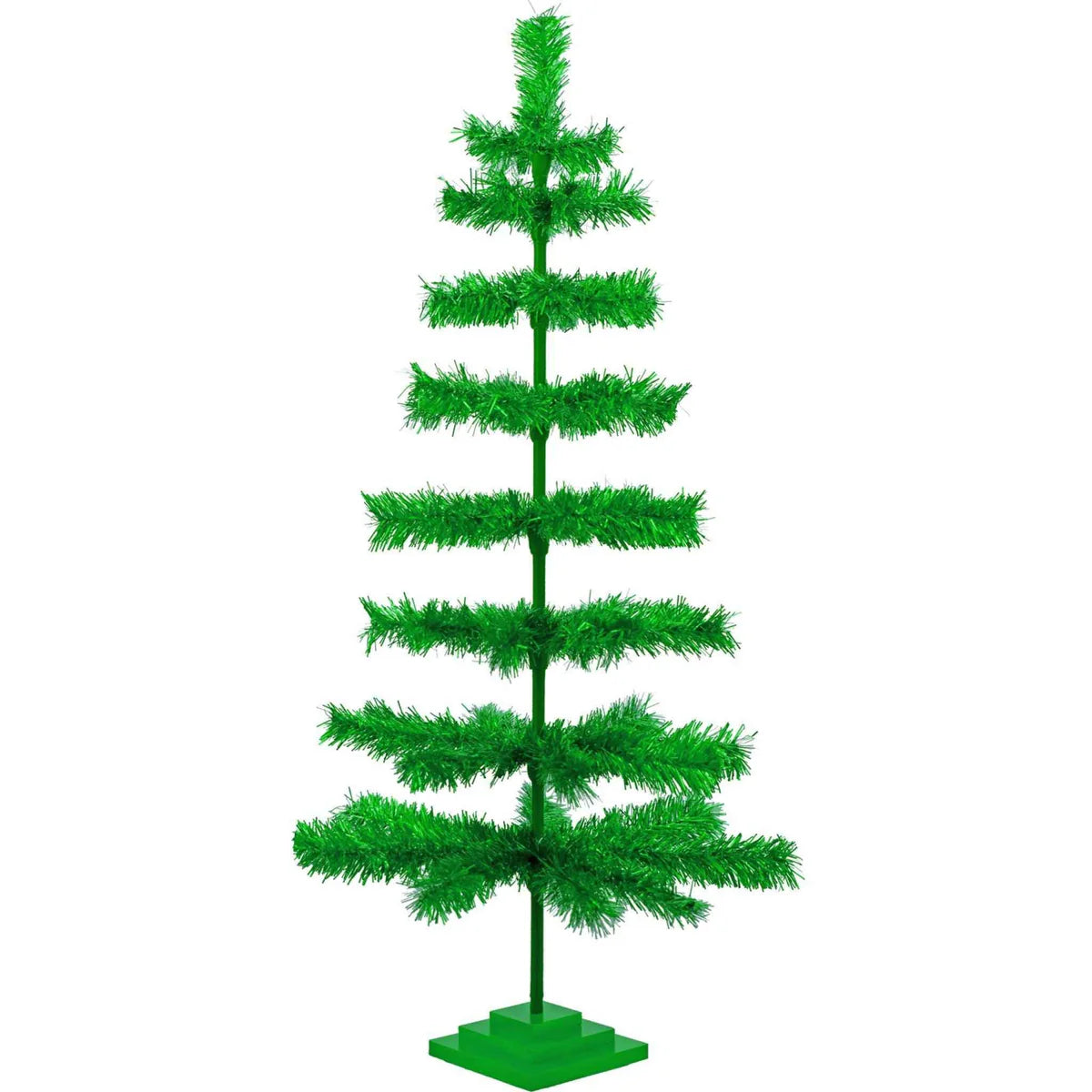 METALLIC GREEN CHRISTMAS TREE