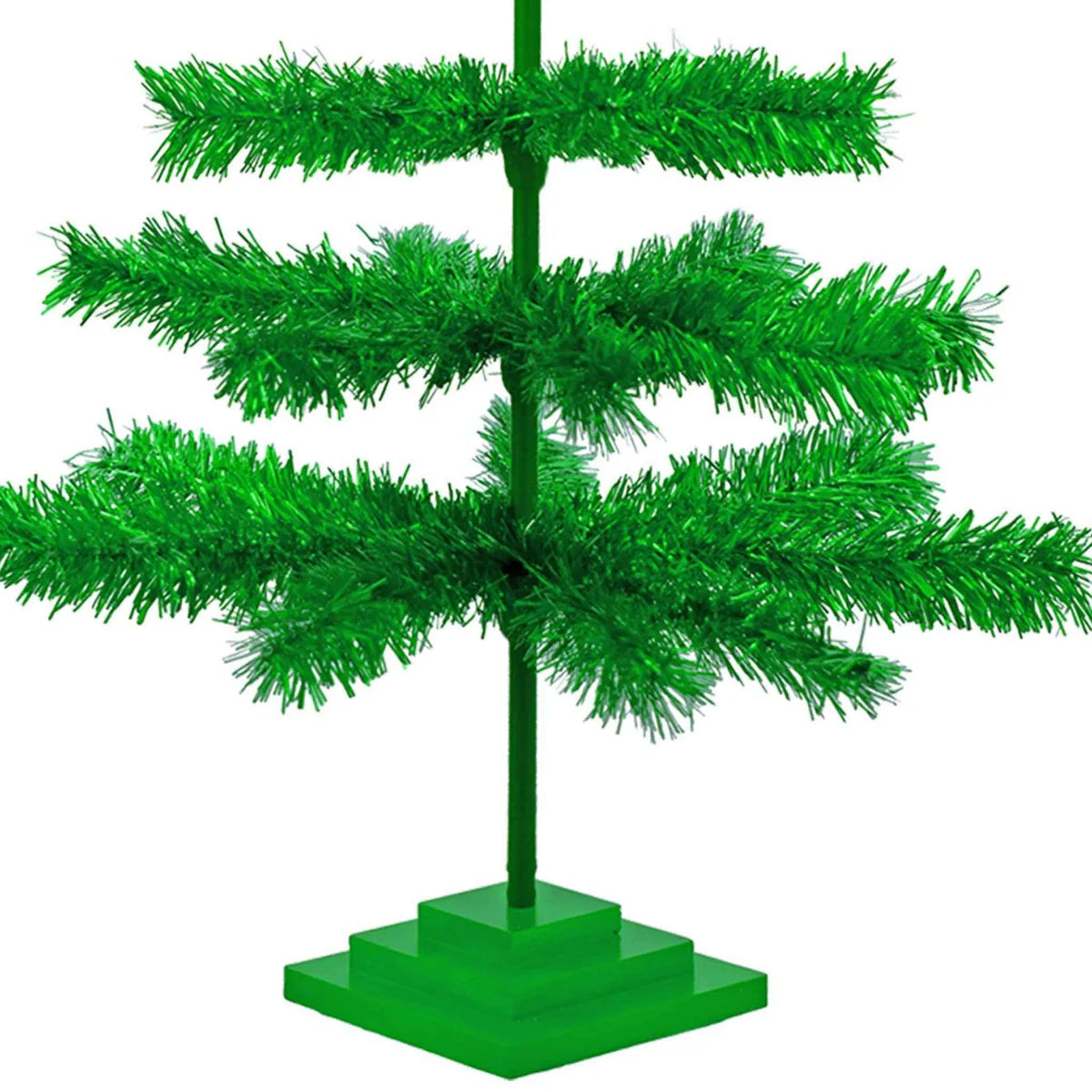 METALLIC GREEN CHRISTMAS TREE