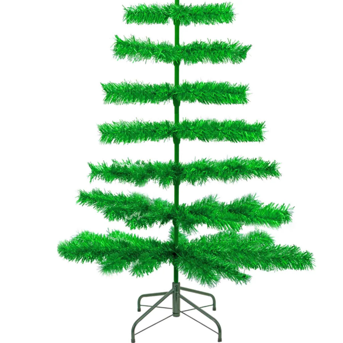 METALLIC GREEN CHRISTMAS TREE