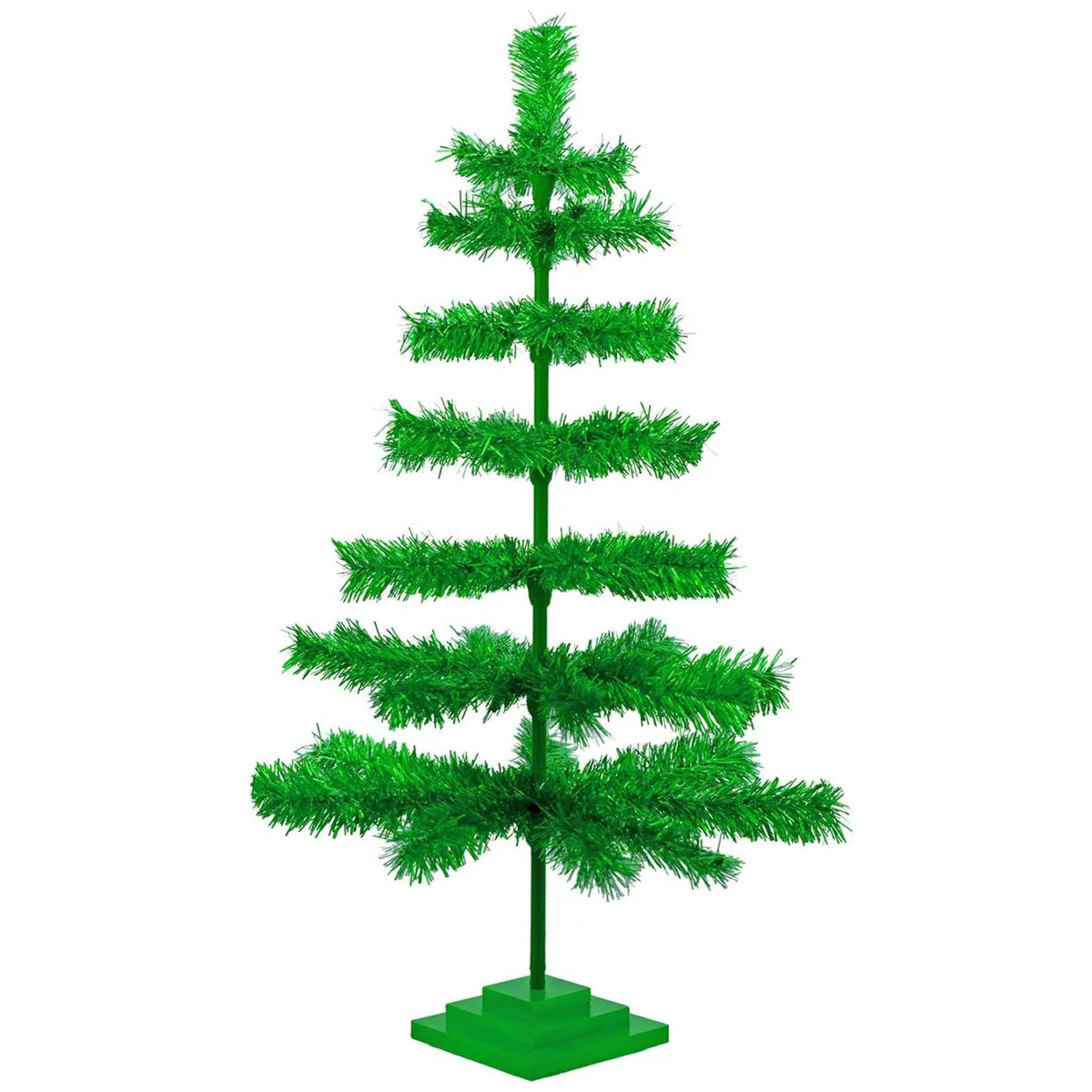 METALLIC GREEN CHRISTMAS TREE