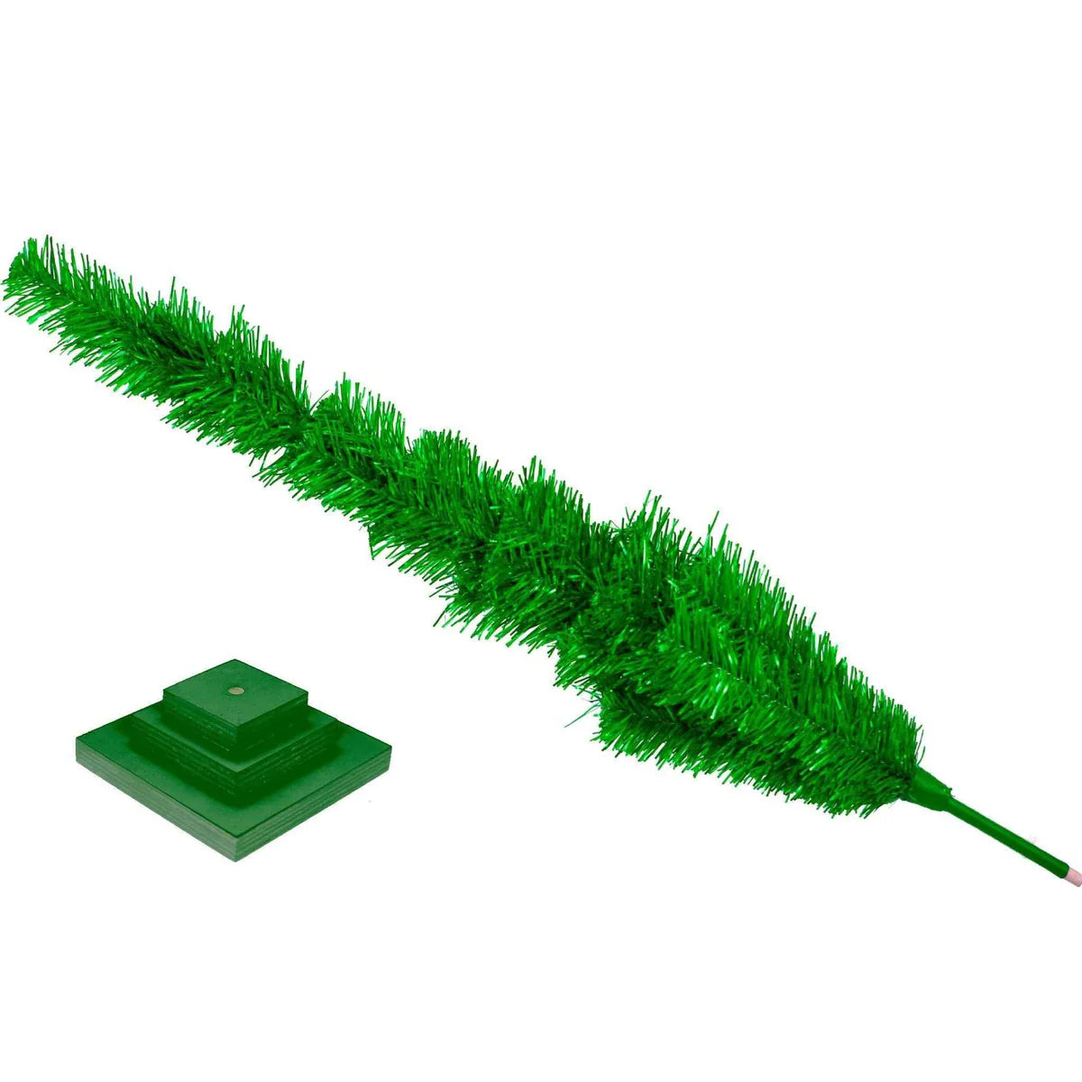 METALLIC GREEN CHRISTMAS TREE