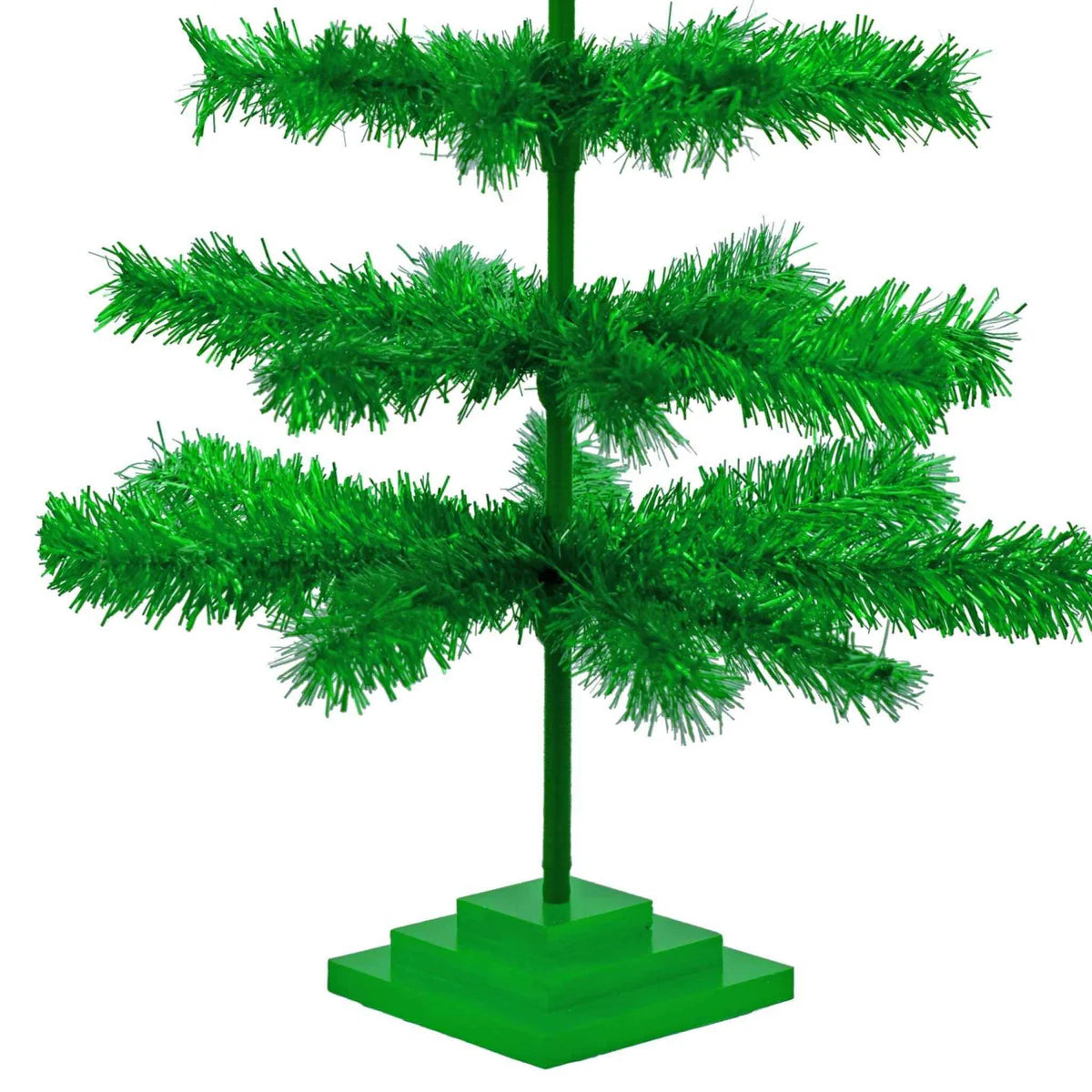 METALLIC GREEN CHRISTMAS TREE