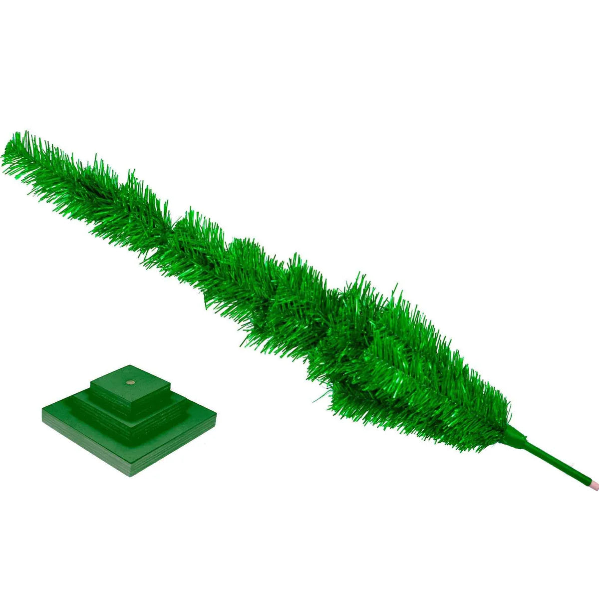 METALLIC GREEN CHRISTMAS TREE