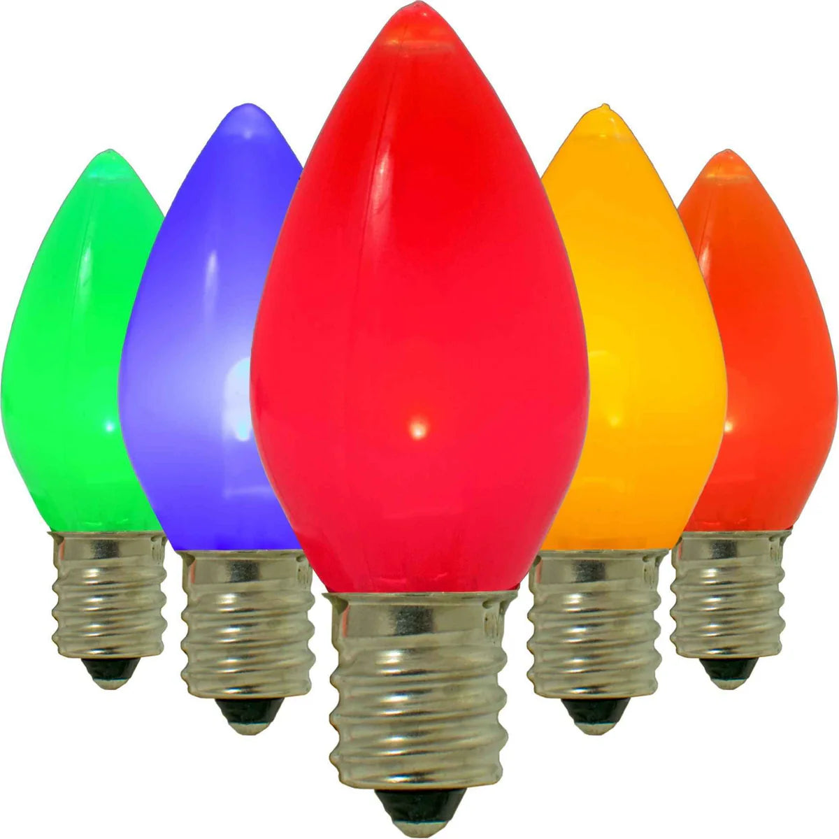 MULTI-COLOR SOLID LED LIGHT BULBS