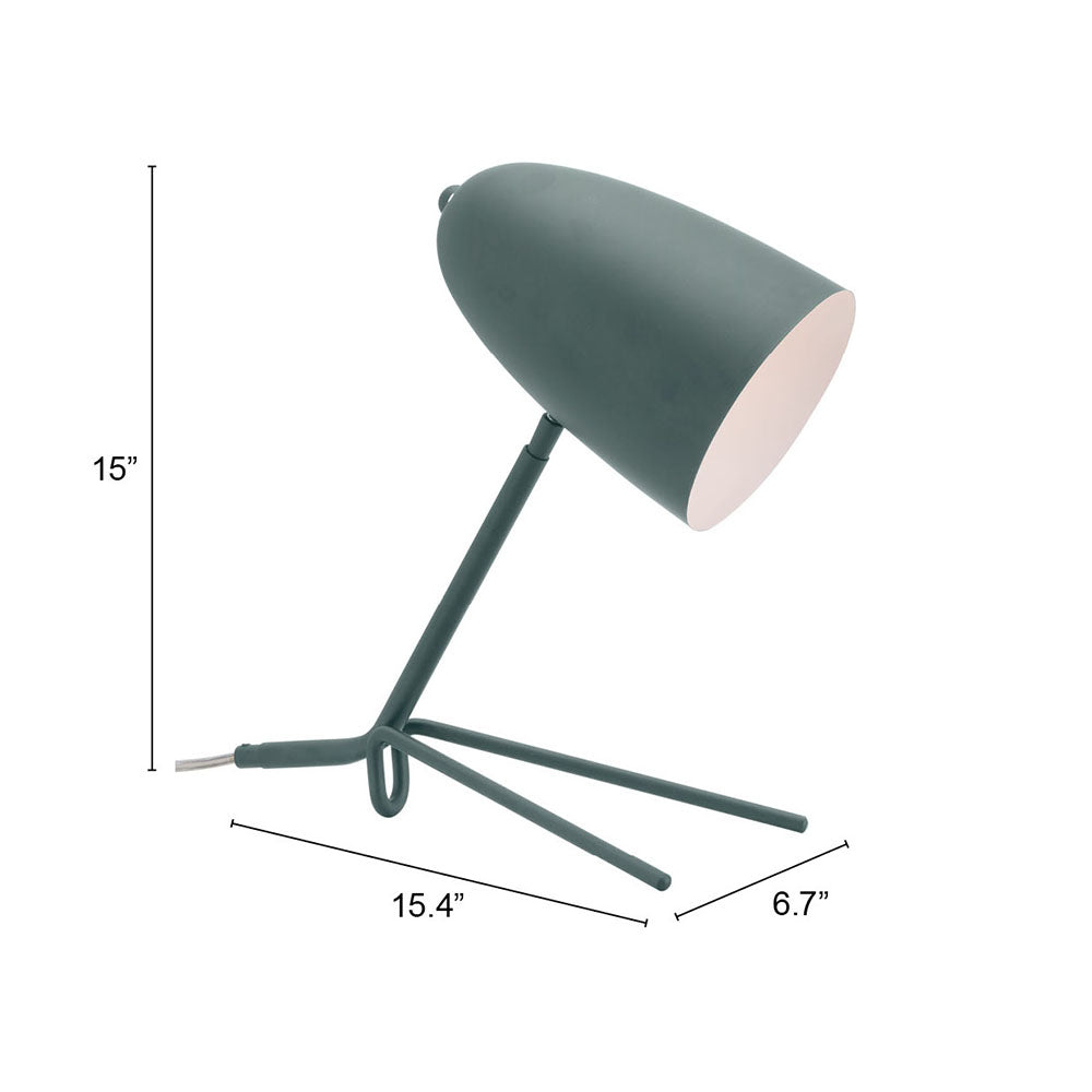 JAMISON TABLE LAMP GREEN