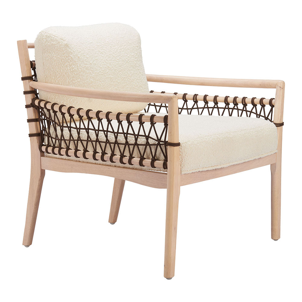WEZLY ACCENT CHAIR LVORY