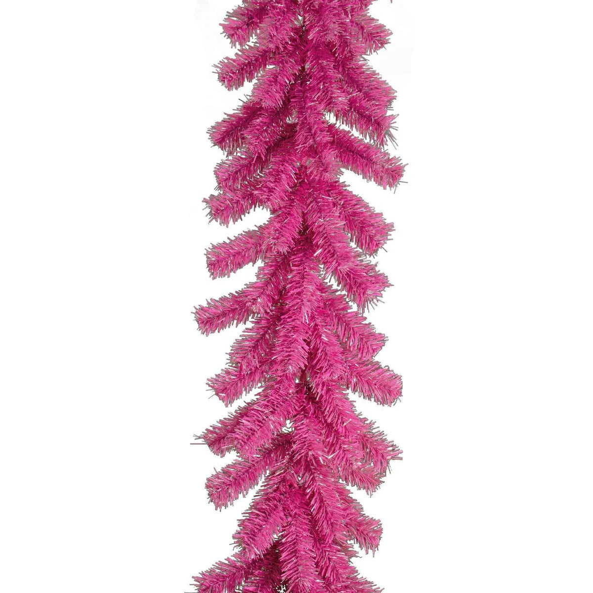 PINK AND SILVER CHRISTMAS GARLAND