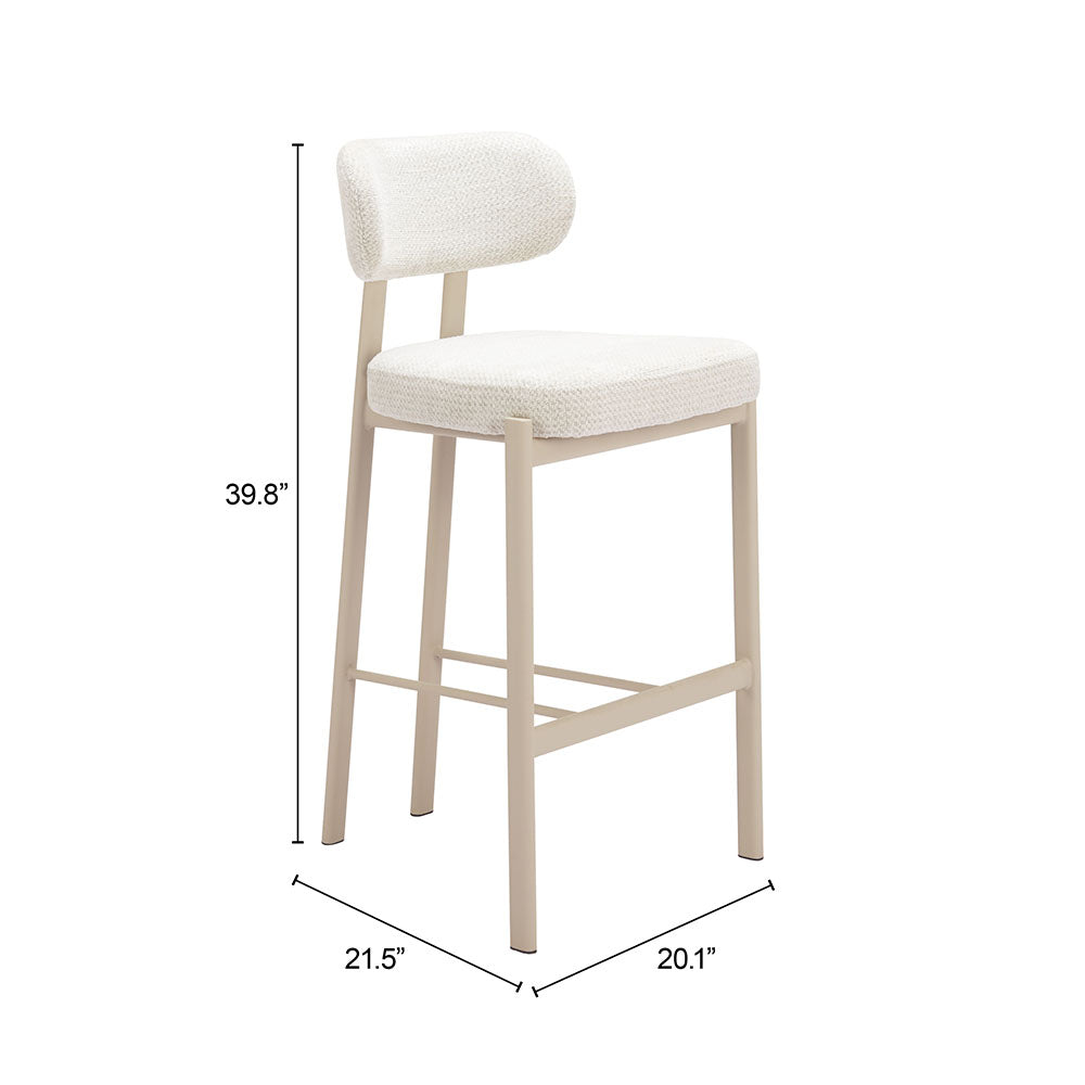 AUREA BARSTOOL LIGHT GRAY