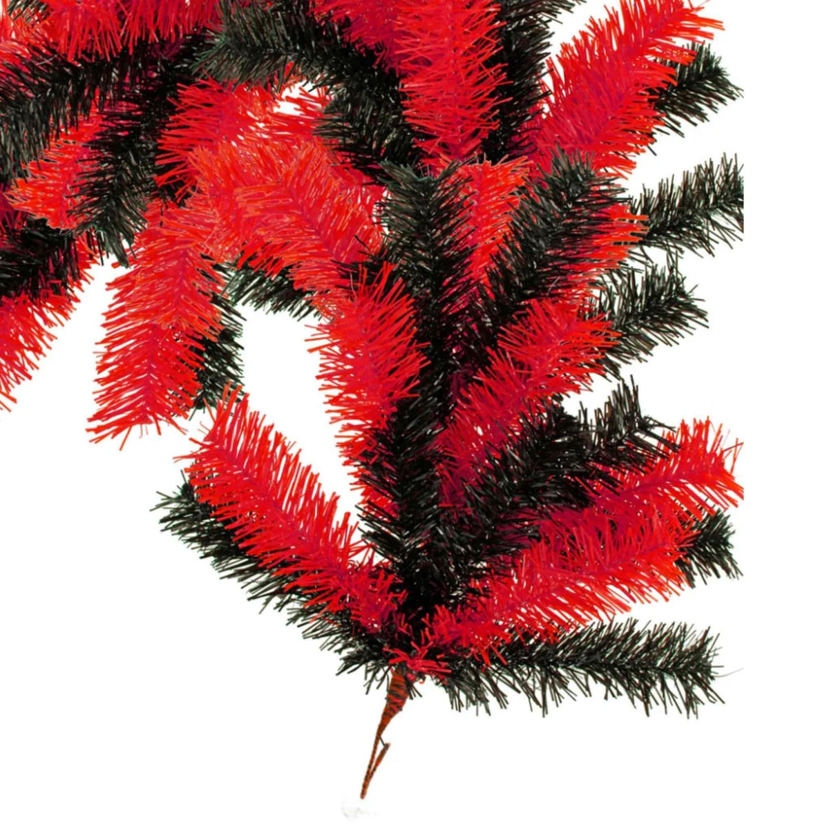 RED AND BLACK CHRISTMAS GARLAND
