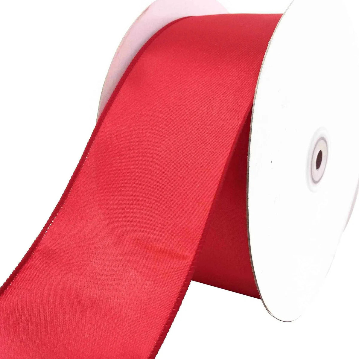 RED BENGALINE CHRISTMAS RIBBON