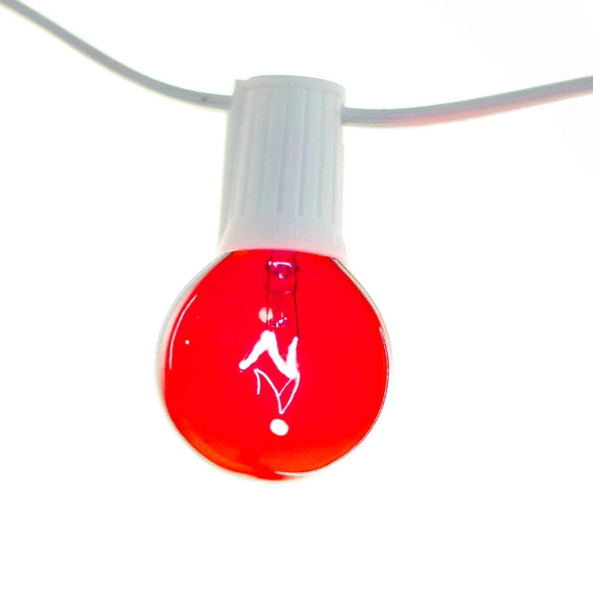 RED G40 LIGHT BULBS