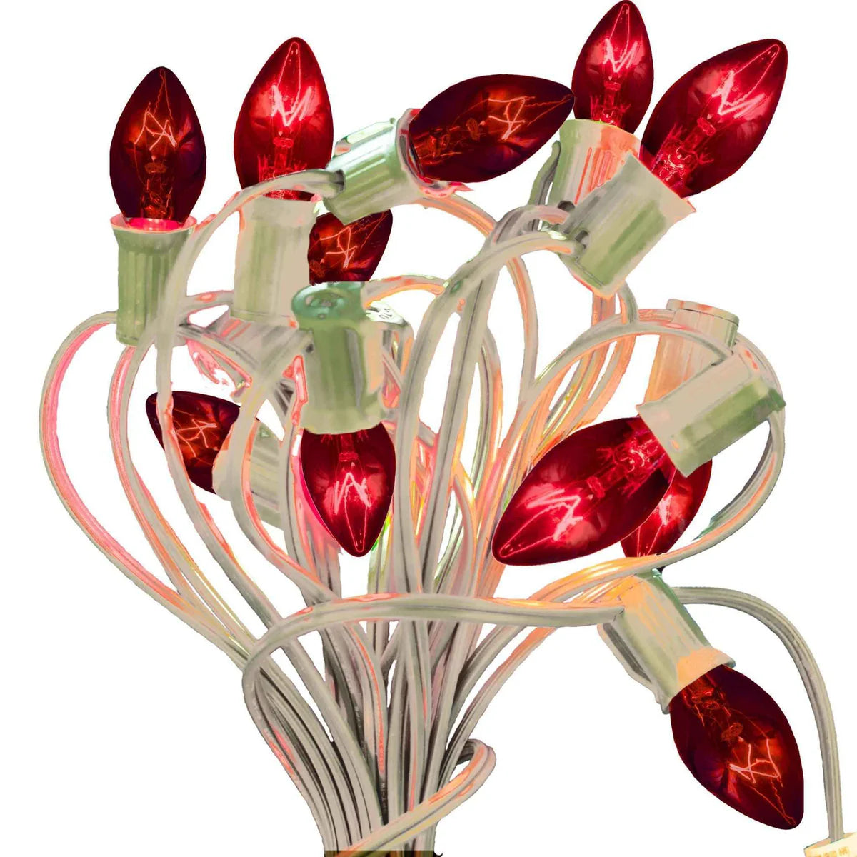 RED MAGNETIC STRING LIGHTS