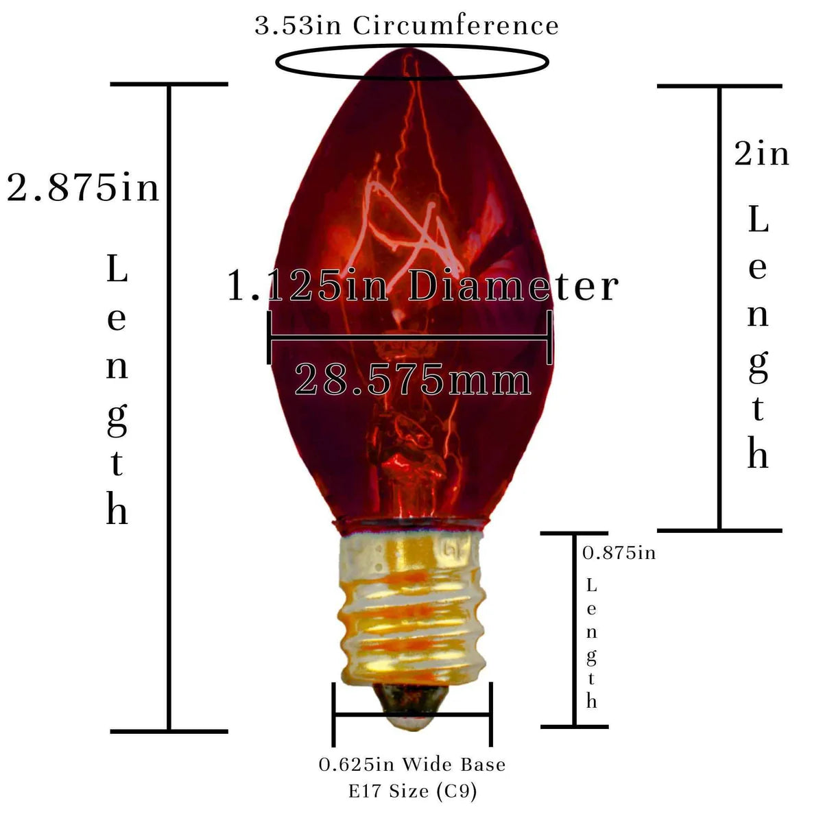 RED MAGNETIC STRING LIGHTS