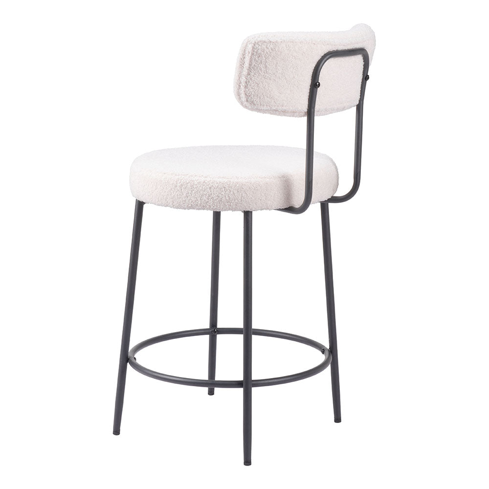 BLANCA COUNTER STOOL IVORY