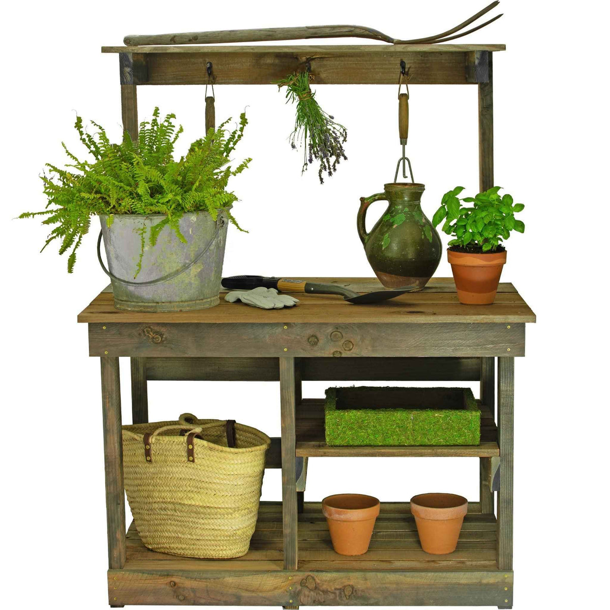 RUSTIC GARDENING WORKBENCH