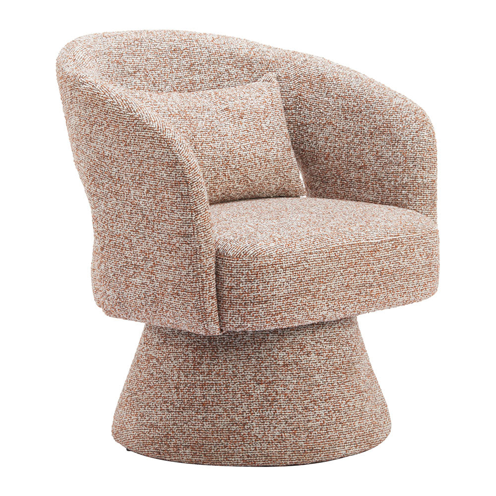 LIVA SWIVEL CHAIR FROSTY BROWN