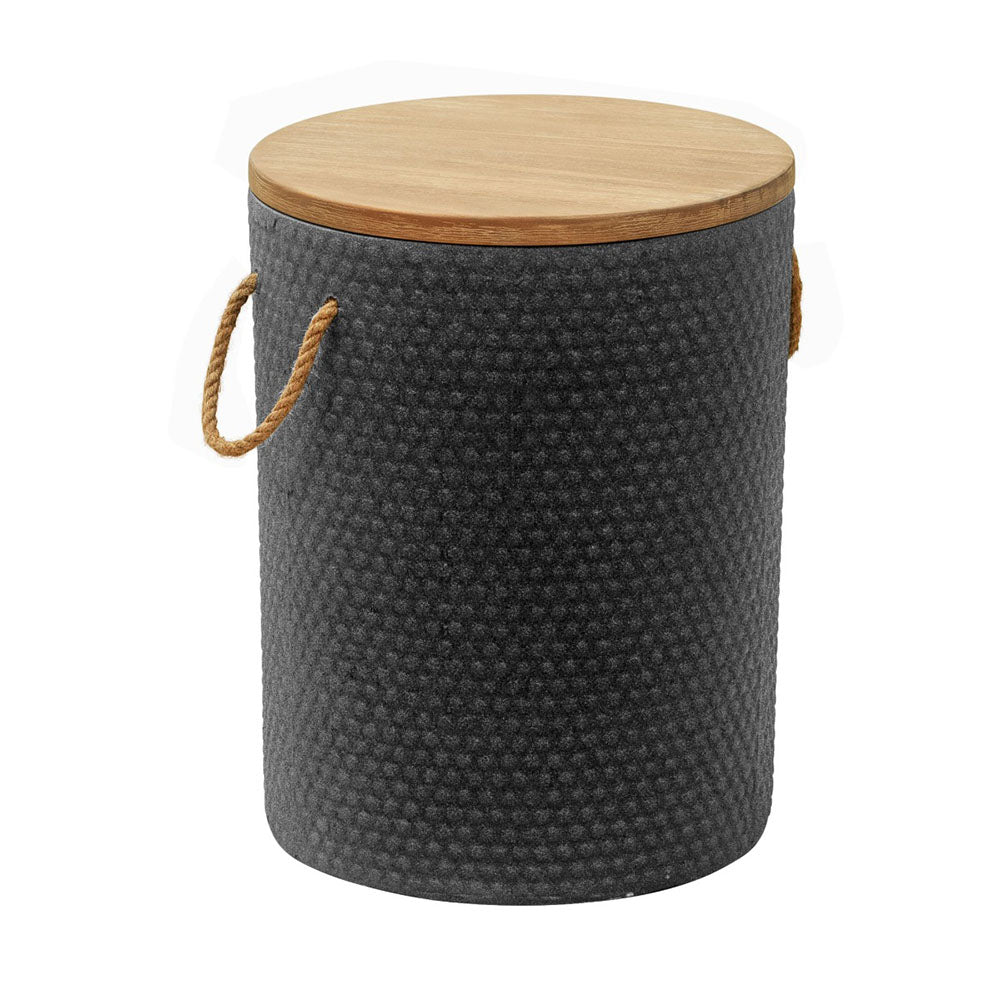 BEBAN SIDE TABLE NATURAL & BLACK
