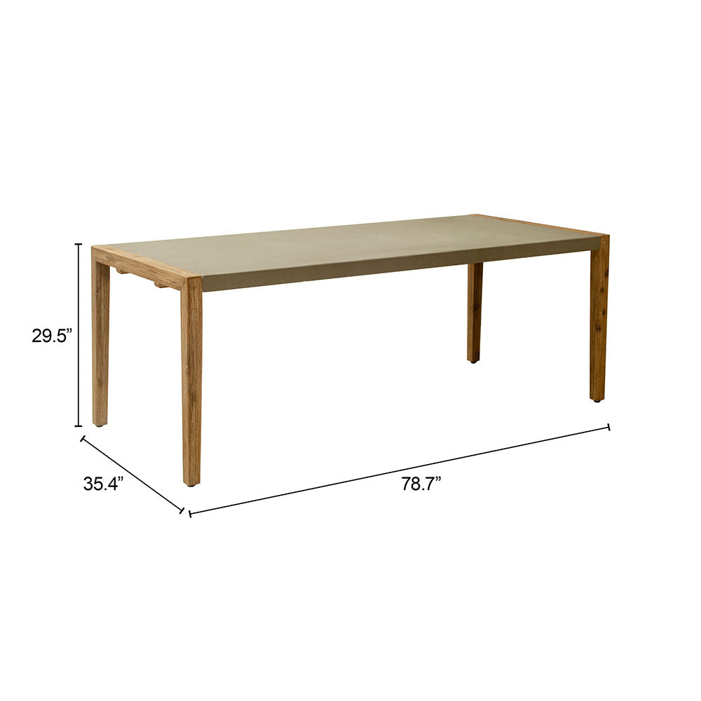 KATA DINING TABLE GRAY