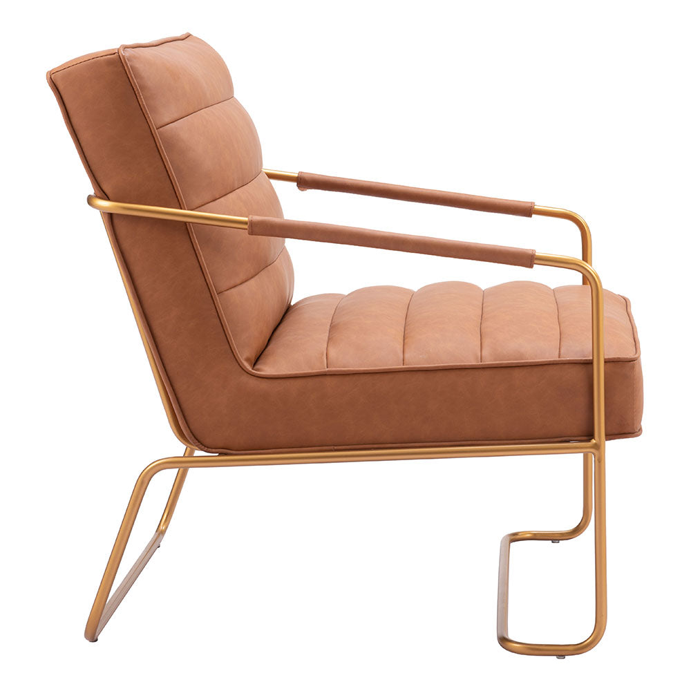 DALLAS ACCENT CHAIR VINTAGE BROWN