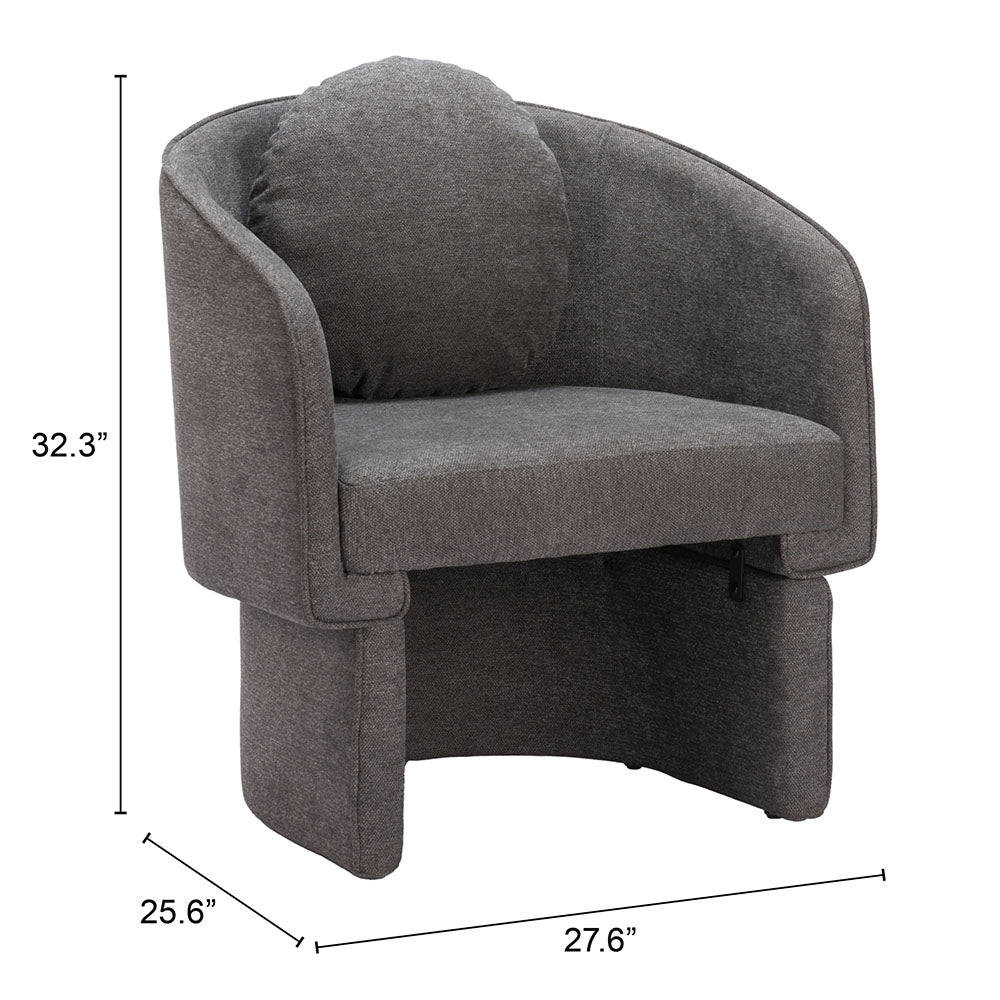 OLYA ACCENT CHAIR TRUFFLE GRAY