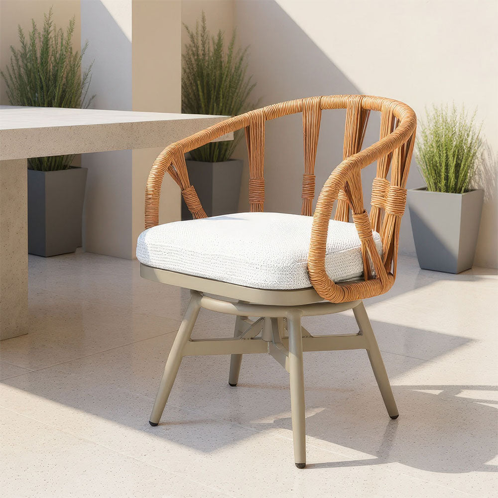 SAFAL SWIVEL DINING CHAIR MULTICOLOR