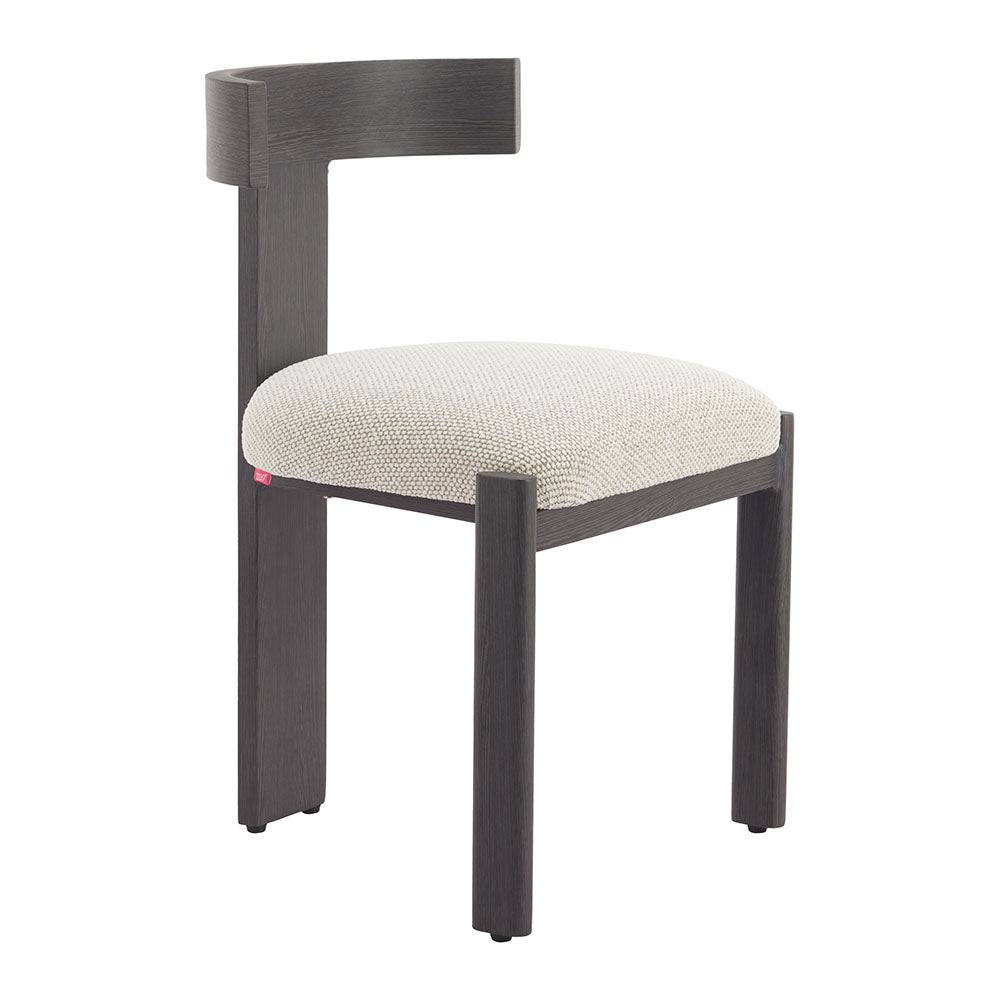 TIANA DINING CHAIR BLACK & BEIGE