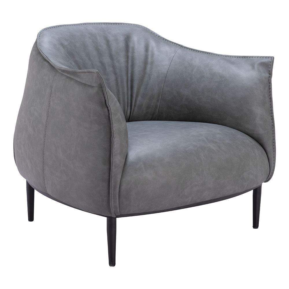 JULIAN ACCENT CHAIR GRAY