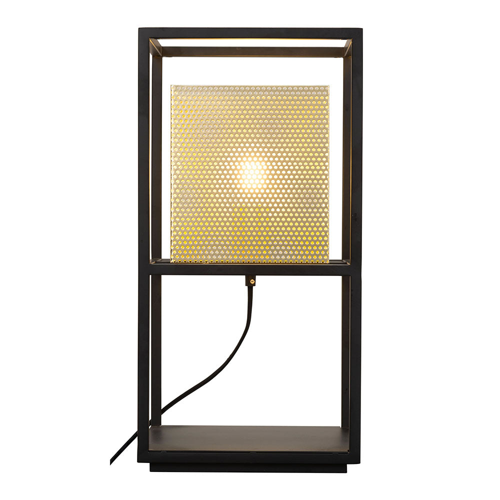 YVES TABLE LAMP GOLD & BLACK