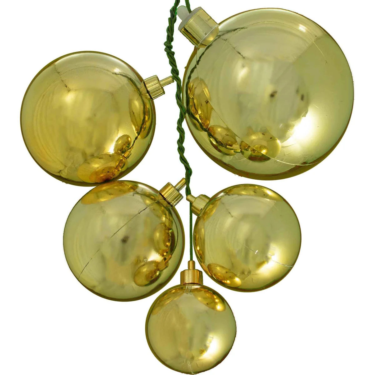 SHINY GOLD BALL CLUSTER