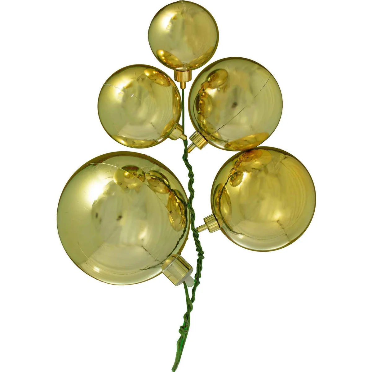 SHINY GOLD BALL CLUSTER