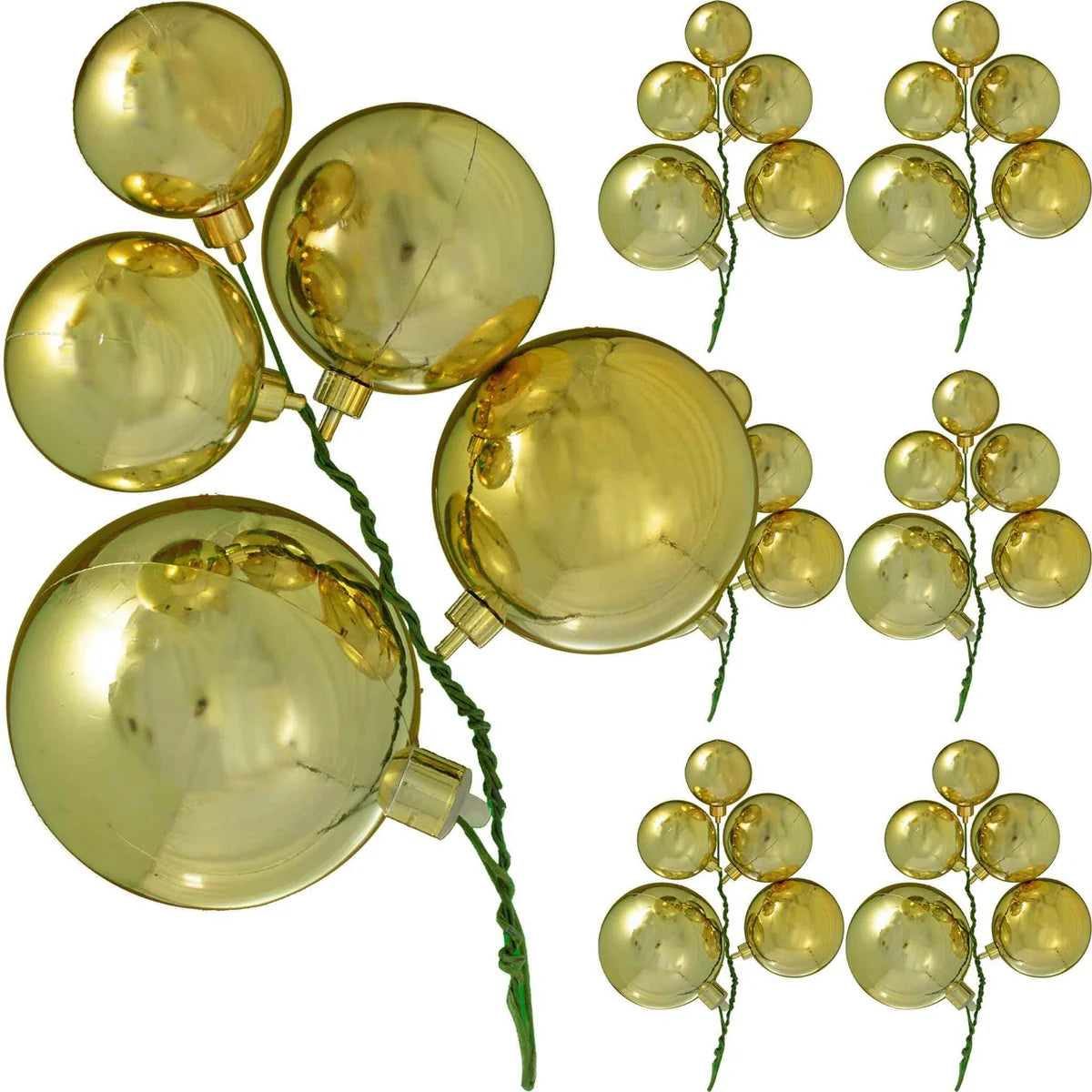 SHINY GOLD BALL CLUSTER