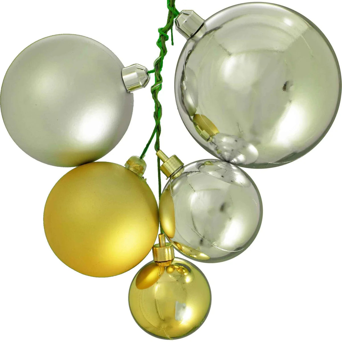 SILVER & GOLD BALL CLUSTER