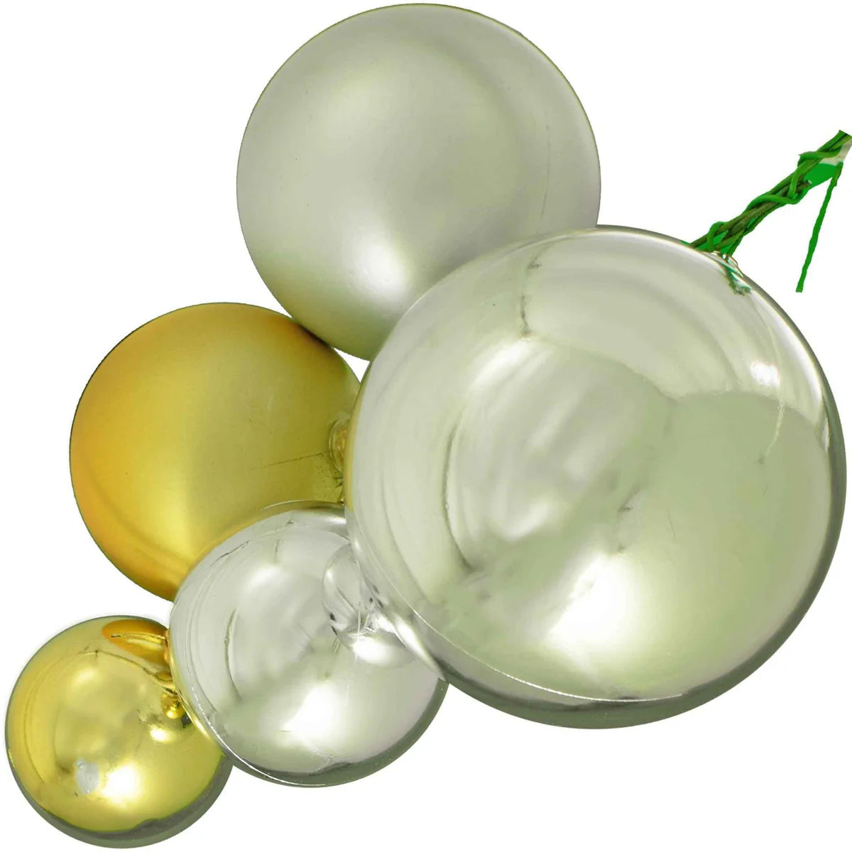 SILVER & GOLD BALL CLUSTER