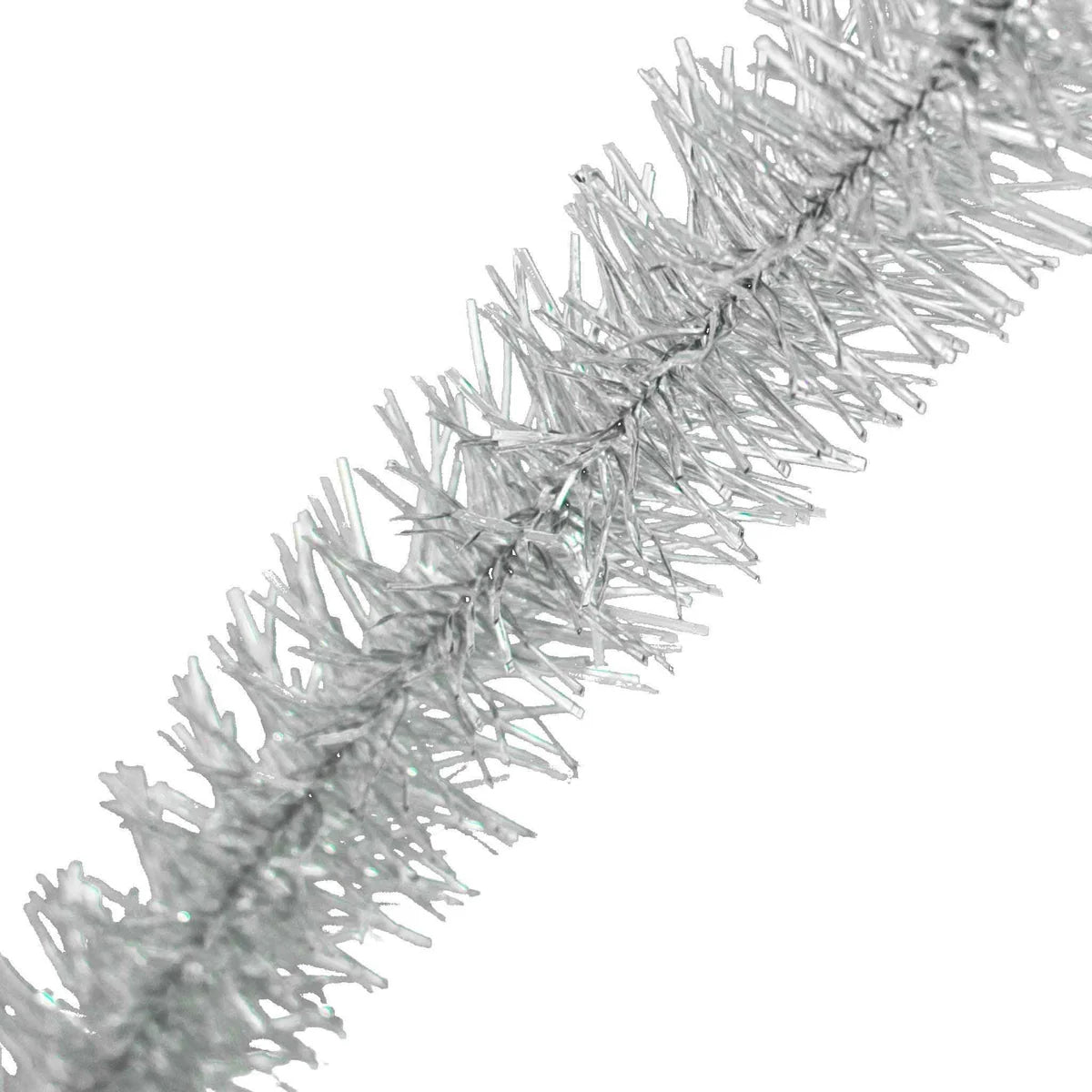 SILVER TINSEL GARLAND