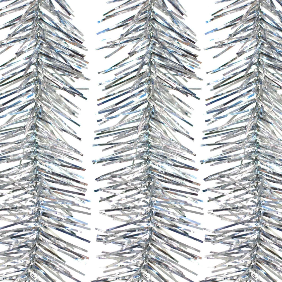 SILVER TINSEL GARLAND