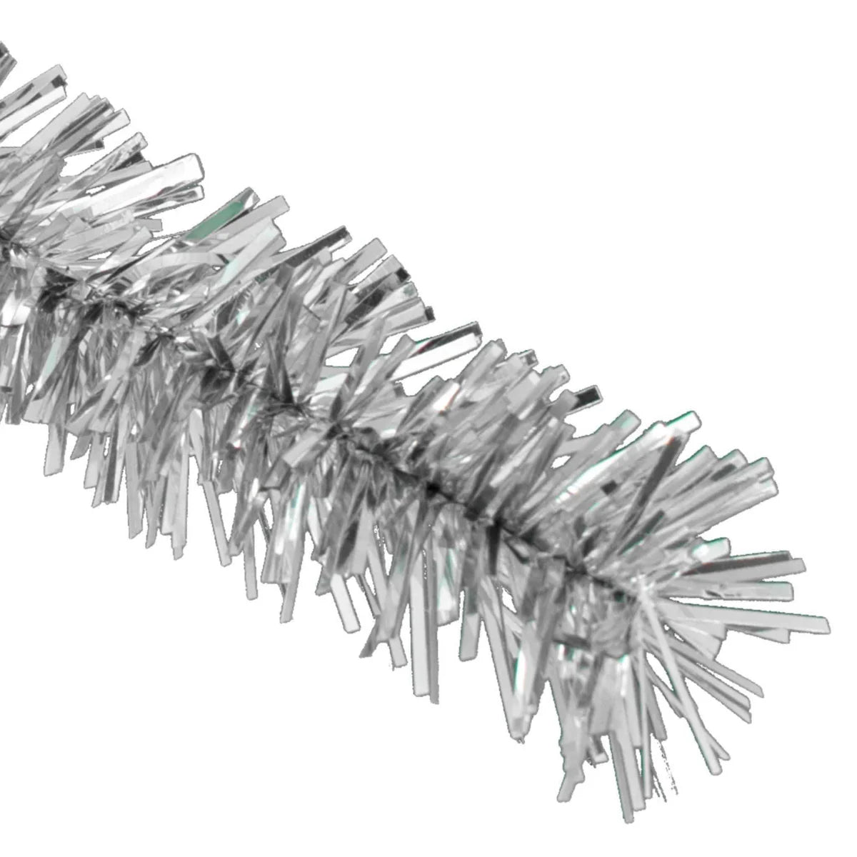 SILVER TINSEL GARLAND
