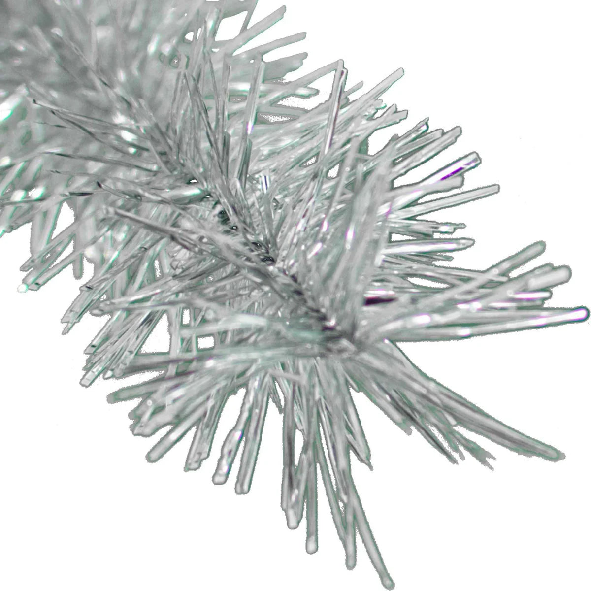 SILVER TINSEL GARLAND