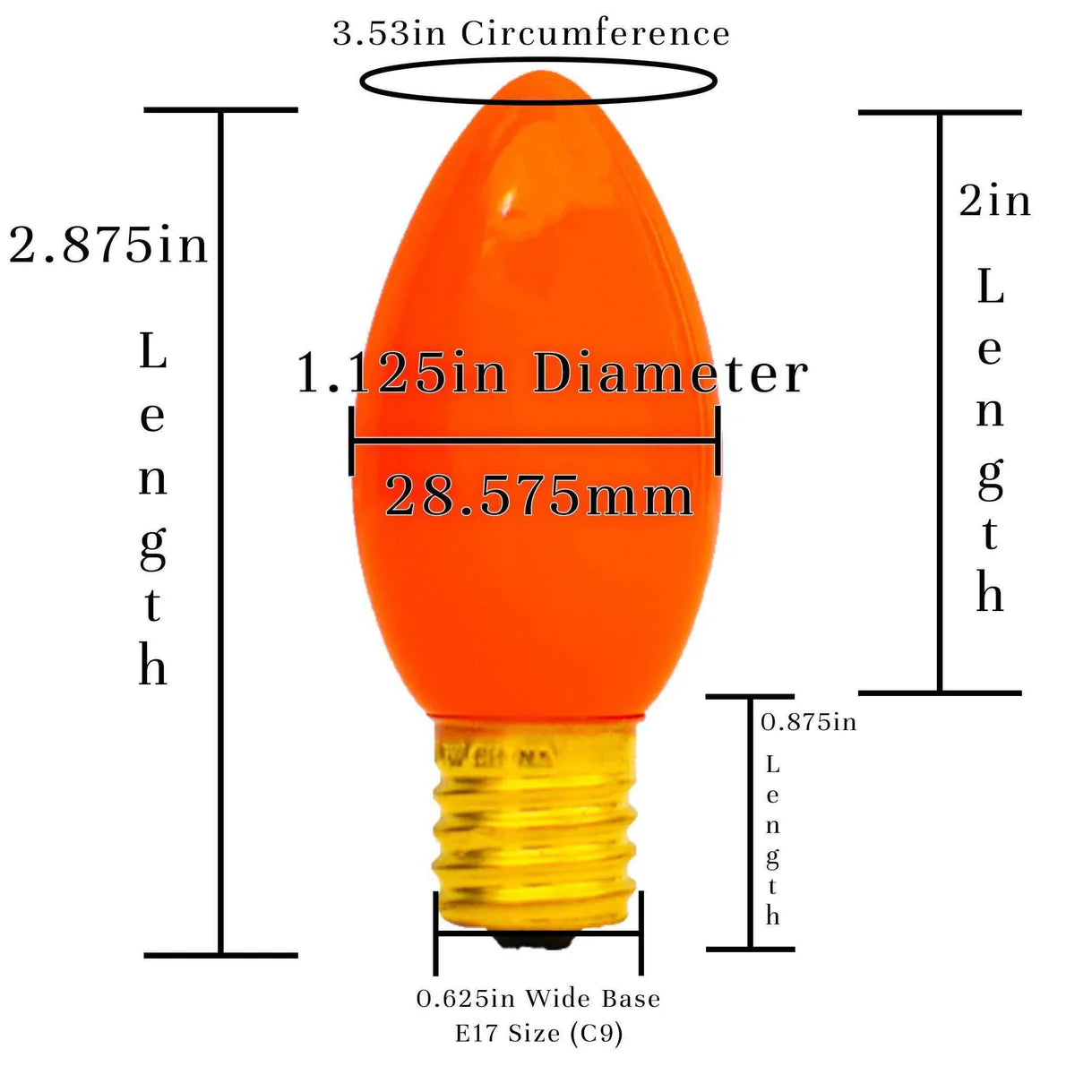 SOLID ORANGE LIGHTS