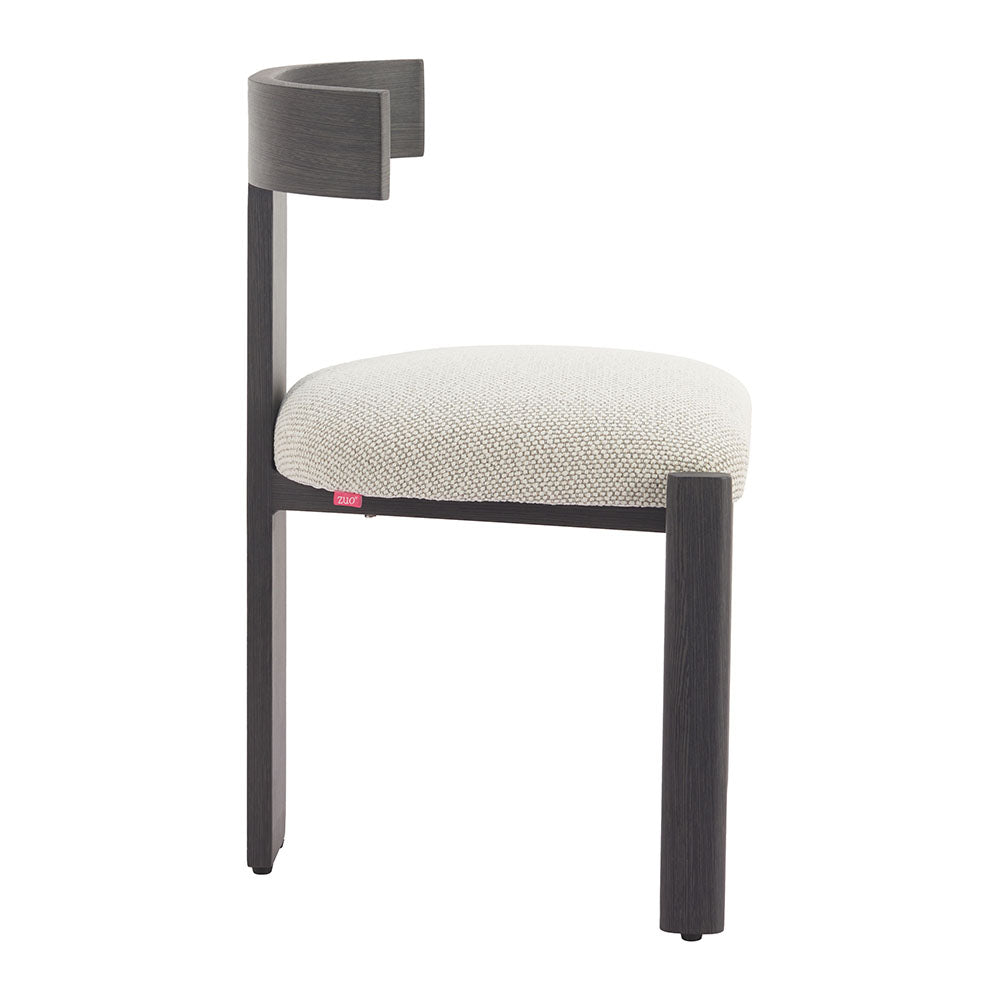 TIANA DINING CHAIR BLACK & BEIGE