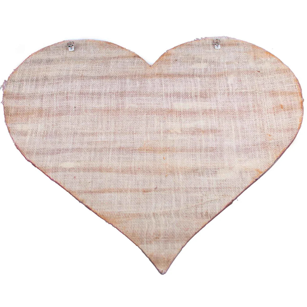 STRIPED WOODEN VALENTINE'S DAY HEART