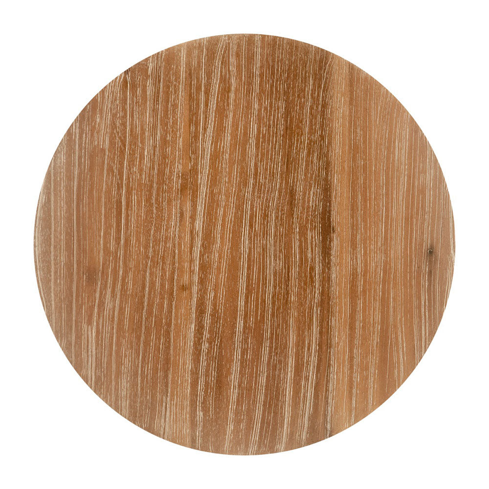 BIBAN SIDE TABLE NATURAL & GRAY
