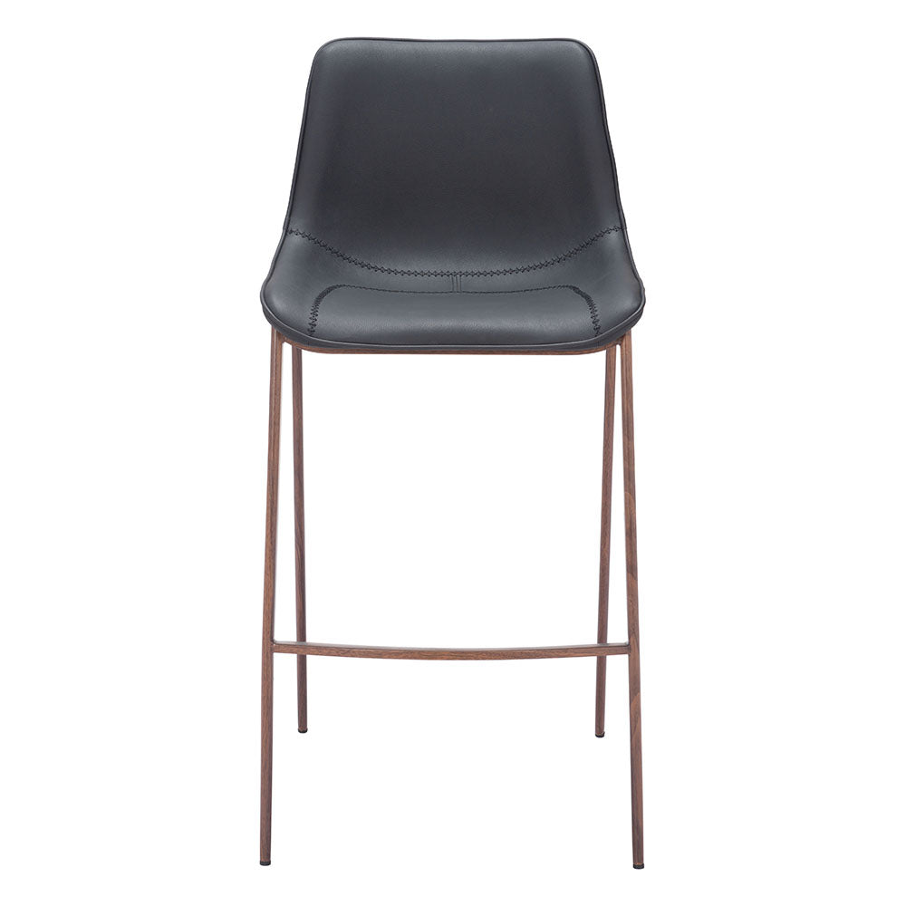 MAGNUS BARSTOOL BLACK & WALNUT