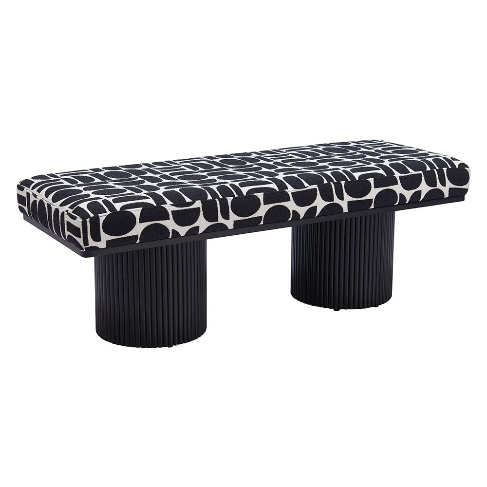 BOTOIA BENCH BLACK & WHITE